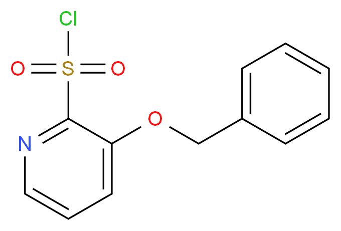 3-(benzyloxy)pyridine-2-sulfonyl chloride_分子结构_CAS_885277-11-2