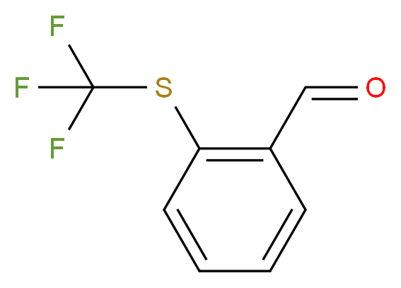 2-[(trifluoromethyl)sulfanyl]benzaldehyde_分子结构_CAS_57830-48-5
