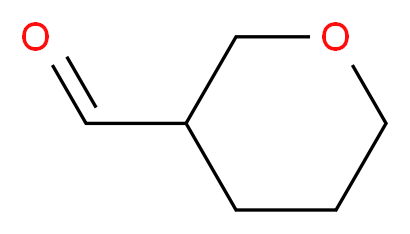 TETRAHYDRO-PYRAN-3-CARBALDEHYDE_分子结构_CAS_77342-93-9)