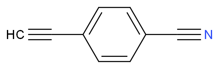 4-ethynylbenzonitrile_分子结构_CAS_3032-92-6