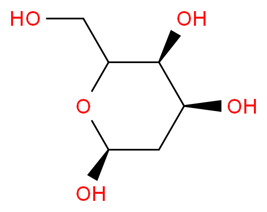 (2S,4S,5S)-6-(hydroxymethyl)oxane-2,4,5-triol_分子结构_CAS_154-17-6