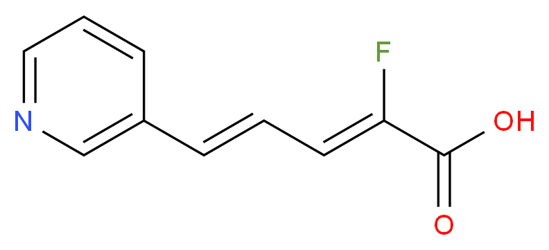 (2Z,4E)-2-fluoro-5-(pyridin-3-yl)penta-2,4-dienoic acid_分子结构_CAS_887355-36-4