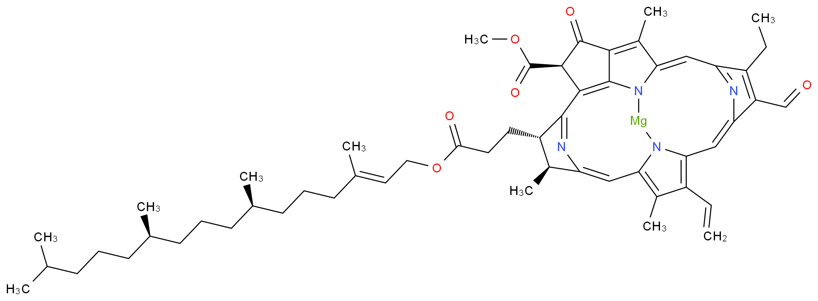 Chlorophyll b_分子结构_CAS_)
