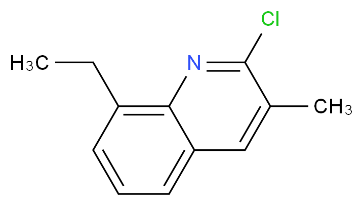 2-CHLORO-8-ETHYL-3-METHYLQUINOLINE_分子结构_CAS_132118-30-0)