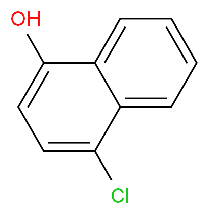 4-Chloro-1-naphthol_分子结构_CAS_604-44-4)