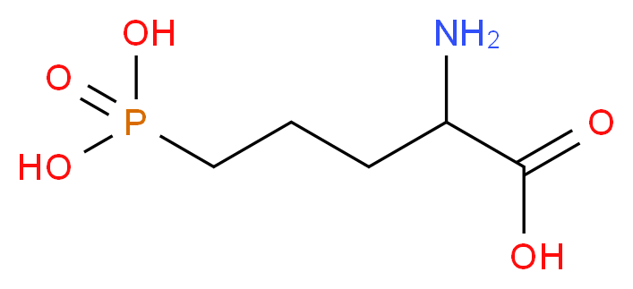 (±)-2-AMINO-5-PHOSPHONO-PENTANOIC ACID_分子结构_CAS_76326-31-3)