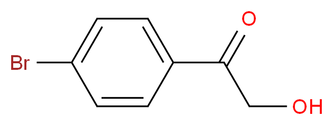 1-(4-Bromophenyl)-2-hydroxy-1-ethanone_分子结构_CAS_3343-45-1)