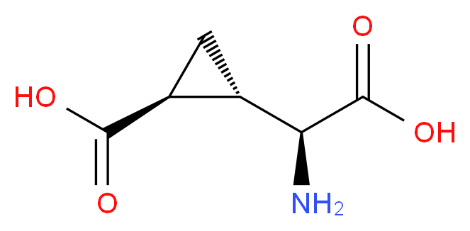 (2S,1′S,2′S)-2-(Carboxycyclopropyl)glycine_分子结构_CAS_117857-93-9)