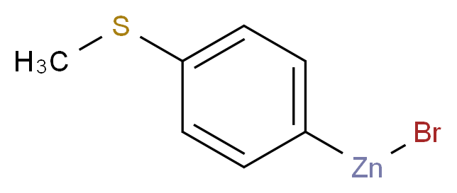 bromo[4-(methylsulfanyl)phenyl]zinc_分子结构_CAS_307496-24-8