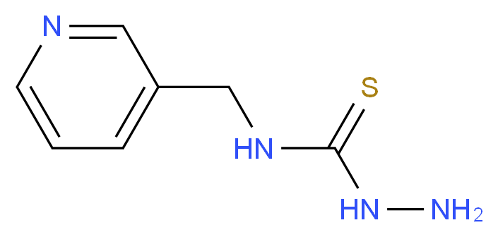 4-(3-Picolyl)-3-thiosemicarbazide_分子结构_CAS_76609-47-7)