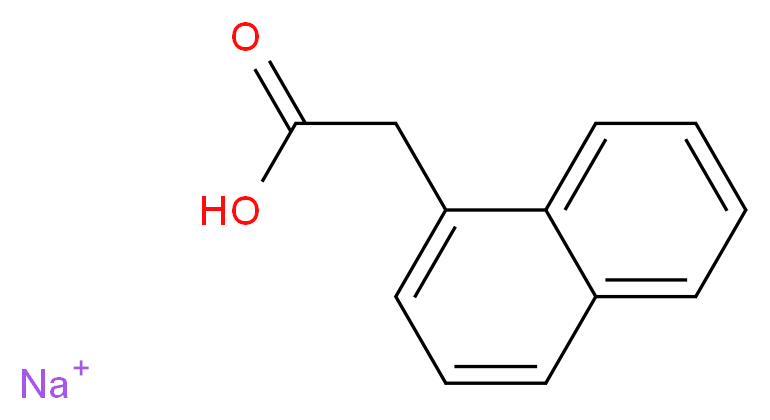 1-Naphthaleneacetic acid sodium salt_分子结构_CAS_61-31-4)