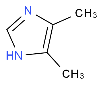 4,5-dimethyl-1H-imidazole_分子结构_CAS_2302-39-8)