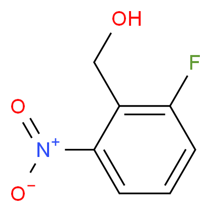 2-Fluoro-6-nitrobenzyl alcohol_分子结构_CAS_1643-60-3)