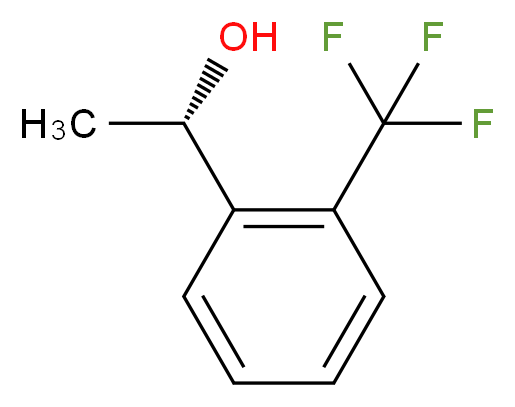 (1R)-1-[2-(Trifluoromethyl)phenyl]ethan-1-ol_分子结构_CAS_127852-29-3)