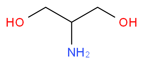 2-氨基-1,3-丙烷二醇_分子结构_CAS_534-03-2)