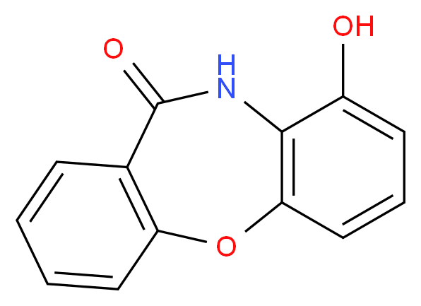 7-hydroxy-2-oxa-9-azatricyclo[9.4.0.0<sup>3</sup>,<sup>8</sup>]pentadeca-1(11),3(8),4,6,12,14-hexaen-10-one_分子结构_CAS_60287-13-0