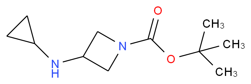 tert-Butyl 3-(cyclopropylamino)azetidine-1-carboxylate_分子结构_CAS_1342433-96-8)