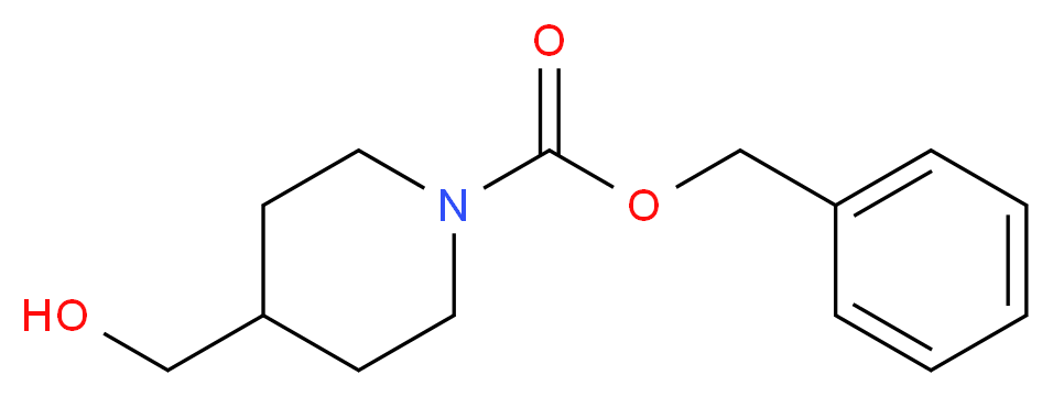 4-Hydroxymethyl-piperidine-1-carboxylic acid benzyl ester_分子结构_CAS_122860-33-7)