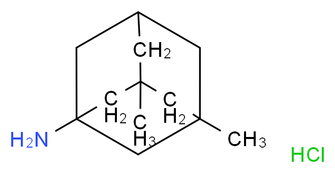 3,5-Dimethyladamantan-1-amine hydrochloride_分子结构_CAS_41100-52-1)