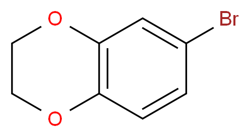 6-溴-1,4-苯并二氧烷_分子结构_CAS_52287-51-1)