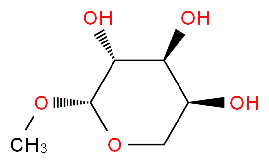 (2S,3R,4S,5S)-2-methoxyoxane-3,4,5-triol_分子结构_CAS_1825-00-9