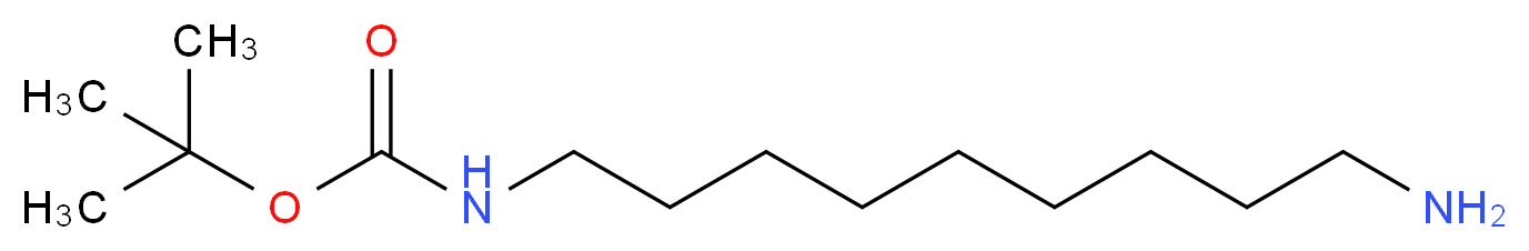 tert-butyl N-(9-aminononyl)carbamate_分子结构_CAS_510754-90-2