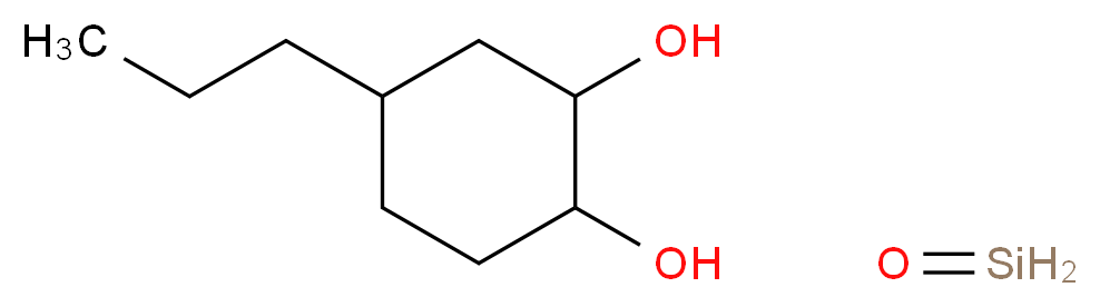 3-(3,4-环己二醇)丙基官能化硅胶_分子结构_CAS_)
