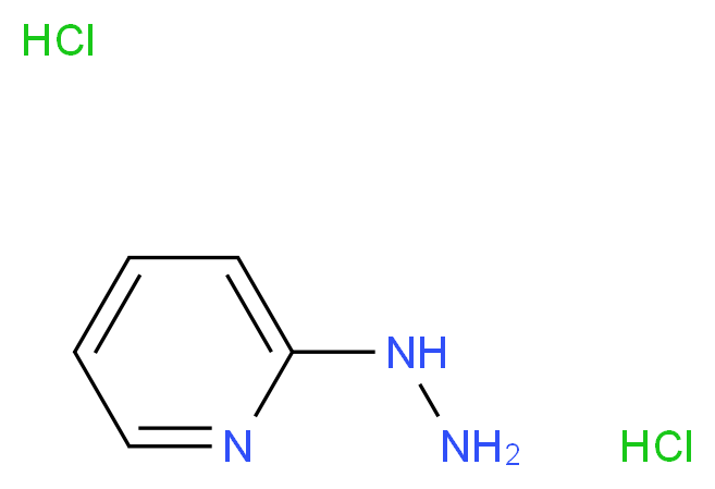 2-hydrazinylpyridine dihydrochloride_分子结构_CAS_62437-99-4