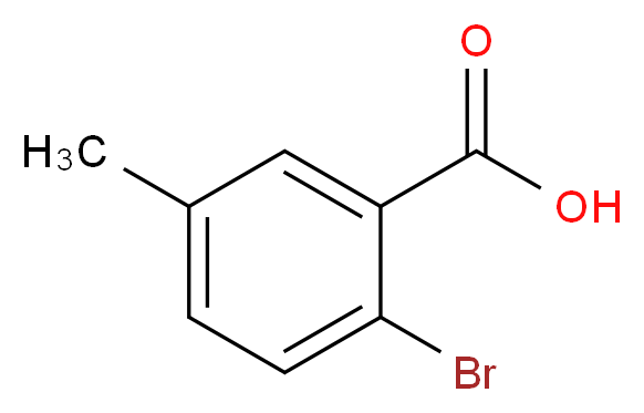 2-Bromo-5-methylbenzoic acid_分子结构_CAS_6967-82-4)