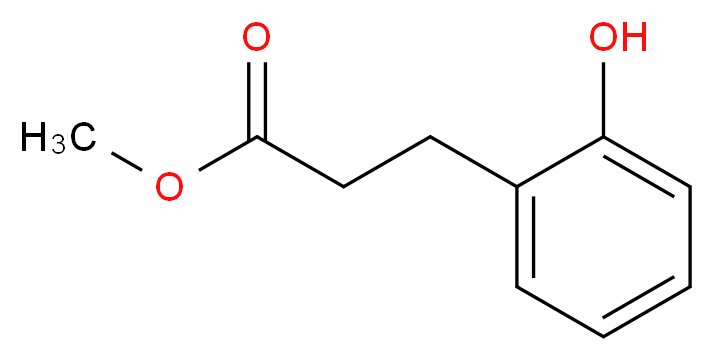 methyl 3-(2-hydroxyphenyl)propanoate_分子结构_CAS_20349-89-7