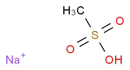 Methanesulfonic acid SodiuM Salt_分子结构_CAS_2386-57-4)