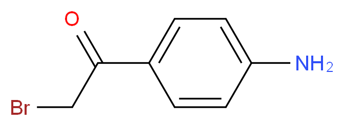 1-(4-Aminophenyl)-2-bromoethanone_分子结构_CAS_23442-14-0)