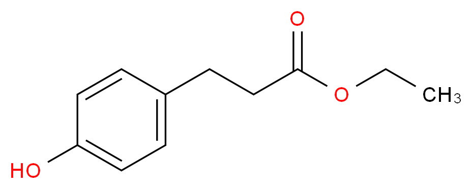 Ethyl 3-(4-hydroxyphenyl)propanoate 95%_分子结构_CAS_23795-02-0)