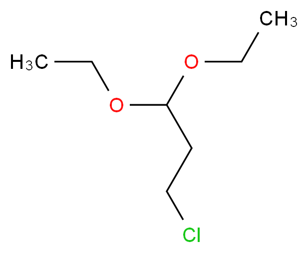 3-氯丙醛二乙基乙缩醛_分子结构_CAS_35573-93-4)