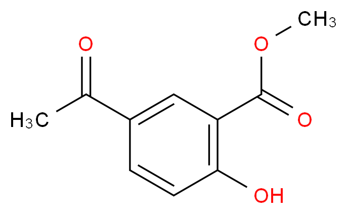 Methyl 5-acetyl-2-hydroxybenzoate_分子结构_CAS_)