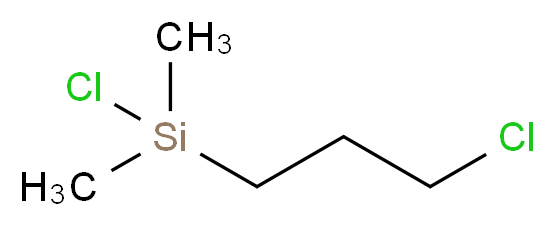 chloro(3-chloropropyl)dimethylsilane_分子结构_CAS_10605-40-0