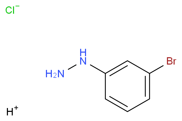 3-Bromophenylhydrazine hydrochloride_分子结构_CAS_27246-81-7)