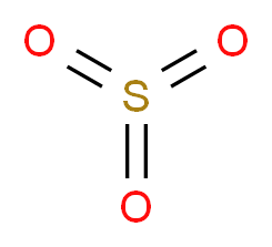 Sulfur trioxide_分子结构_CAS_7446-11-9)