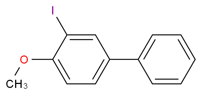 3-Iodo-4-methoxybiphenyl_分子结构_CAS_91718-20-6)