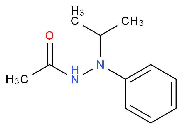 N'-phenyl-N'-(propan-2-yl)acetohydrazide_分子结构_CAS_885669-11-4