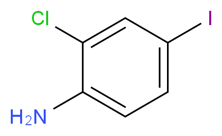 2-Chloro-4-iodoaniline_分子结构_CAS_42016-93-3)