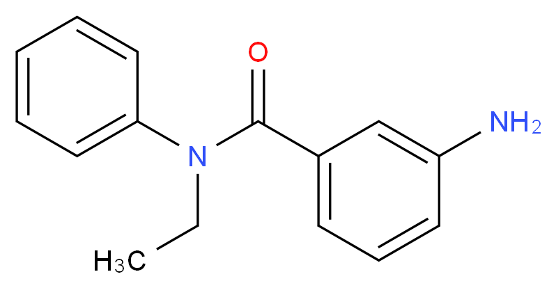 3-Amino-N-ethyl-N-phenylbenzamide_分子结构_CAS_875837-45-9)