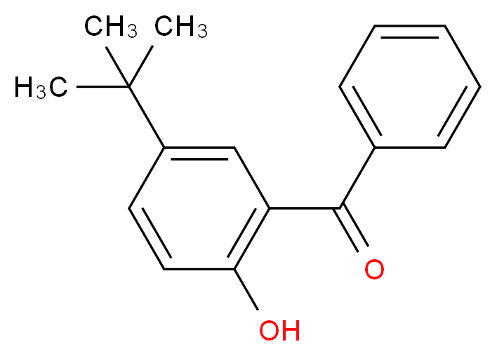 2-benzoyl-4-tert-butylphenol_分子结构_CAS_10425-05-5