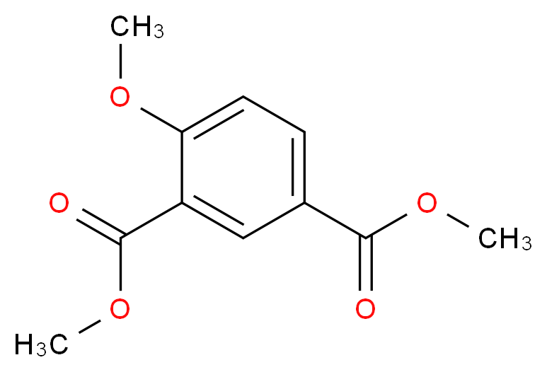 1,3-dimethyl 4-methoxybenzene-1,3-dicarboxylate_分子结构_CAS_22955-73-3