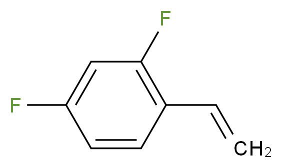 2,4-Difluorostyrene_分子结构_CAS_399-53-1)