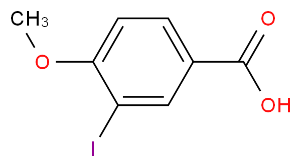 3-Iodo-4-methoxybenzoic acid_分子结构_CAS_68507-19-7)