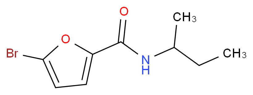 5-bromo-N-(butan-2-yl)furan-2-carboxamide_分子结构_CAS_546091-17-2