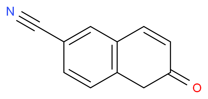 6-oxo-5,6-dihydronaphthalene-2-carbonitrile_分子结构_CAS_1211594-93-2