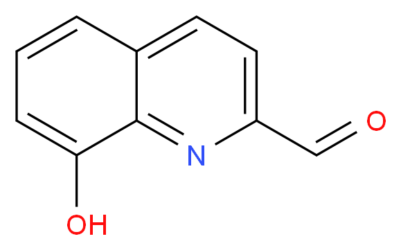 8-Hydroxyquinoline-2-carboxaldehyde_分子结构_CAS_14510-06-6)