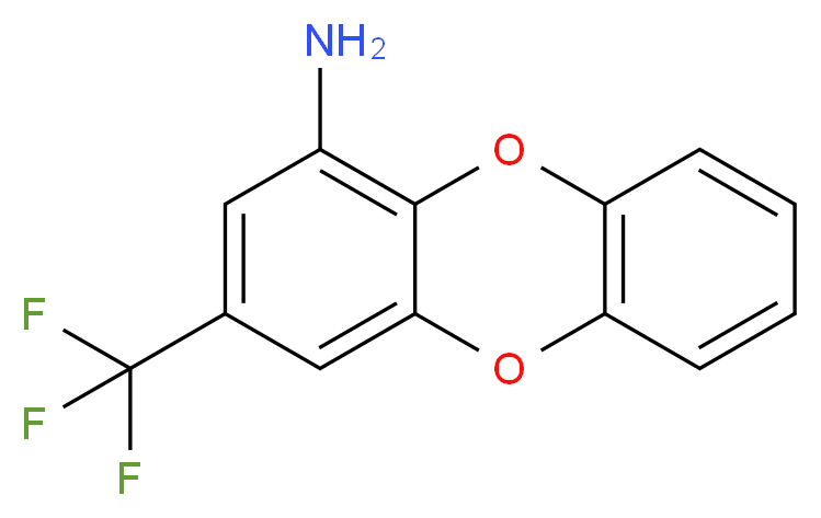[3-(Trifluoromethyl)oxanthren-1-yl]amine_分子结构_CAS_)